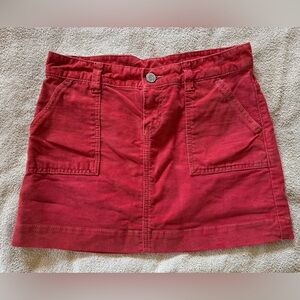 GAP 1969 Sandwashed Corduroy Mini Skirt
